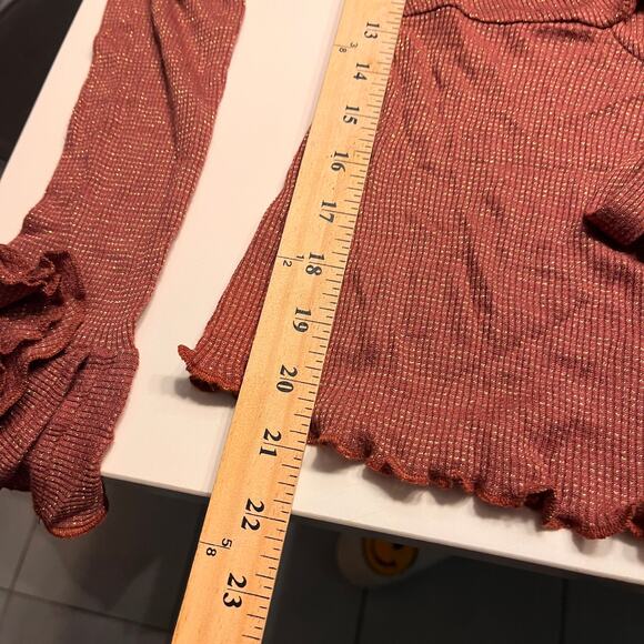 Free People Intimately Free Cut Out Knit Top Size Small - Picture 8 of 9